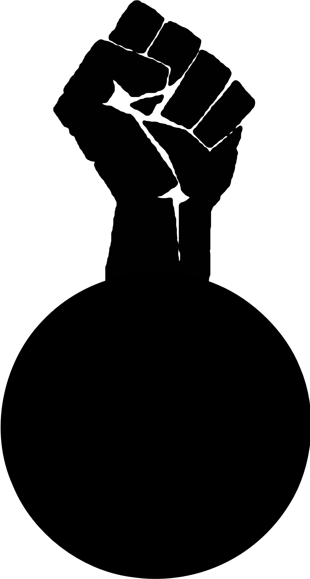 Fight The Power Fist- Http - Fight The Power Peace (999x1880)