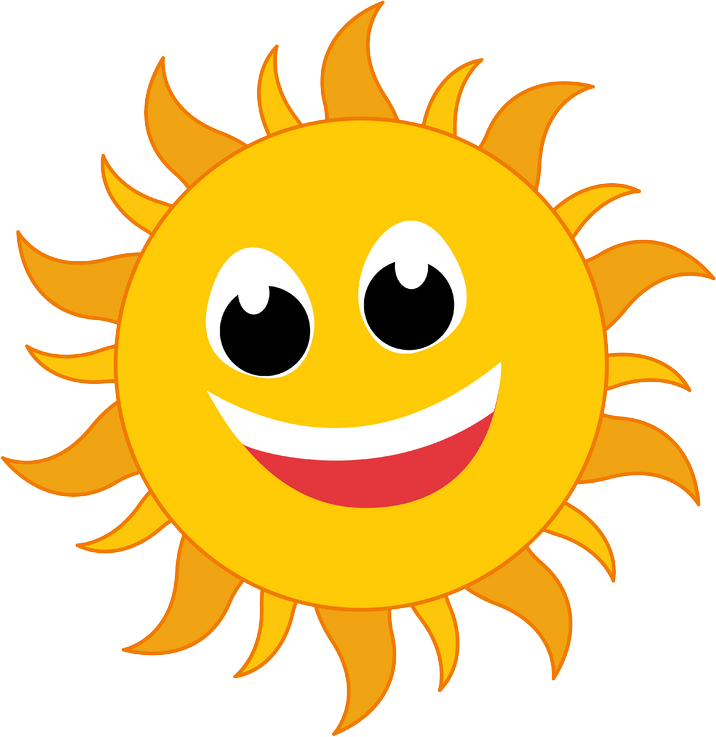 Happy Sun Clipart Many Interesting Cliparts - Happy Sun Clipart (716x737)