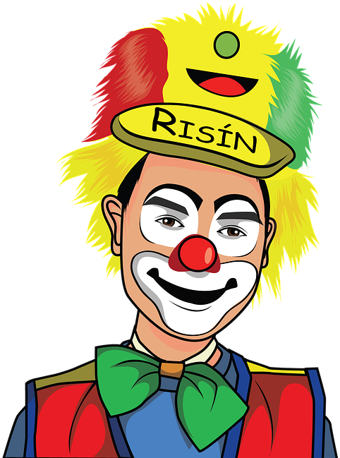 Fun Clipart Smile - Clown (542x720)