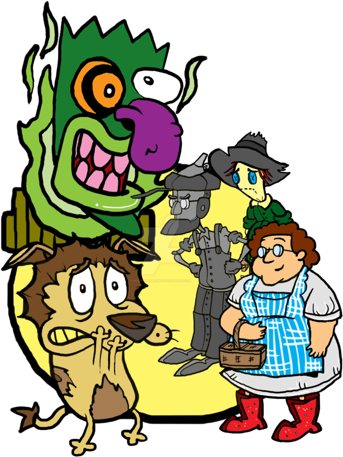 Courage The Cowardly Lion Of Oz By Doctorjameswf - Courage The Cowardly Dog Shirt (774x1032)