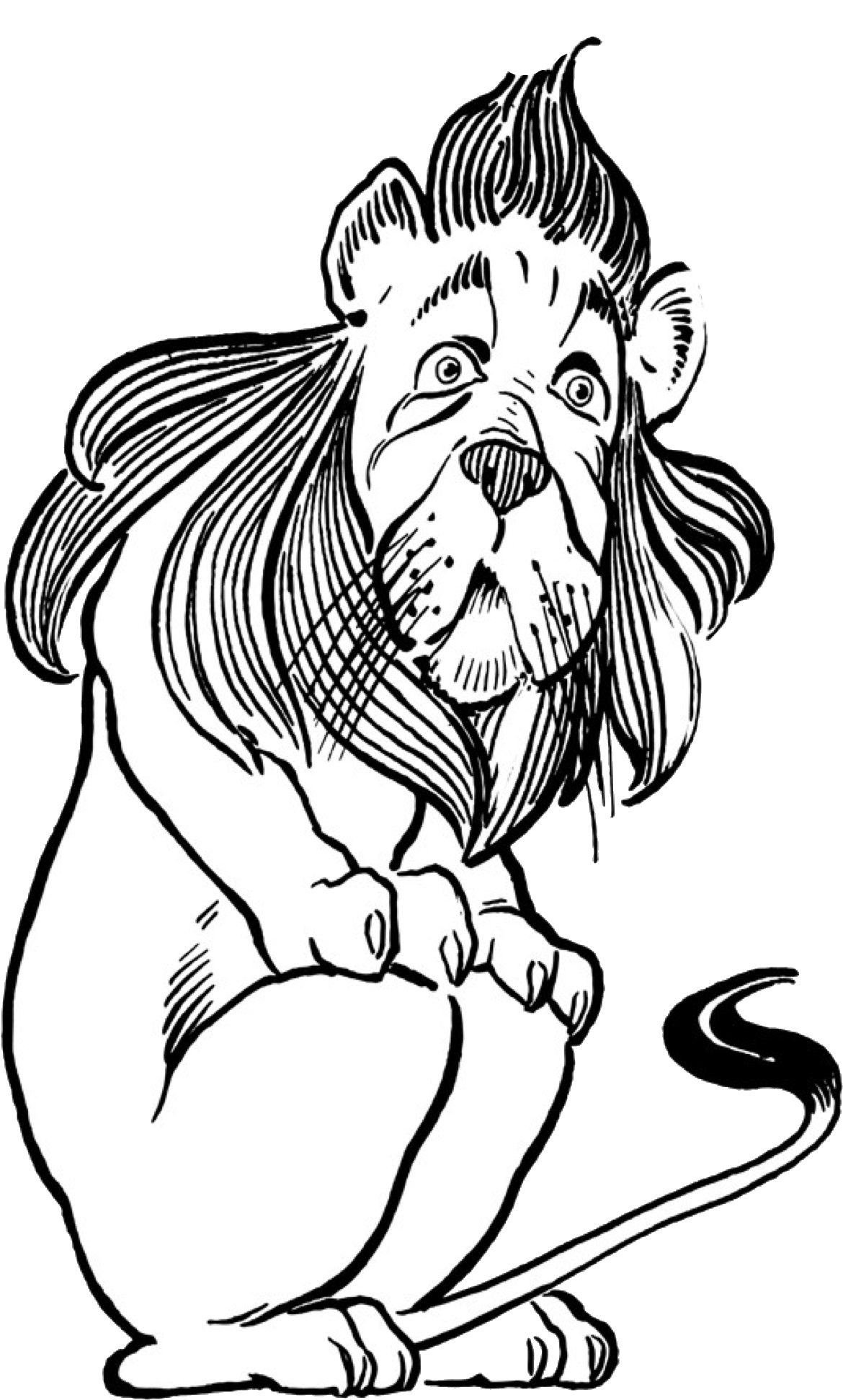 Wall Decals By Wilson Graphics - Cowardly Lion (2048x2048)