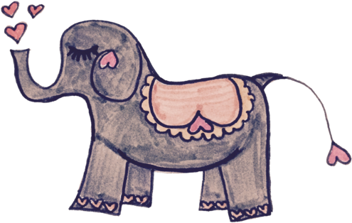 Elephant Drawings - Donkey (500x500)
