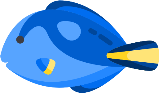 Surgeon Fish Free Icon - Sohal Surgeonfish (512x512)