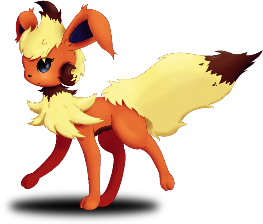 Amber The Flareon Reference By Mrsatsuma - Cartoon (979x816)