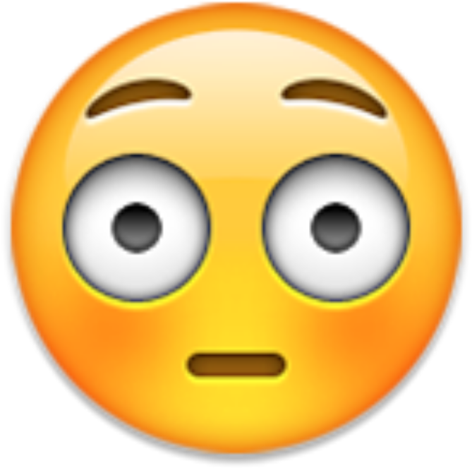 Iphone Emoji Sticker Smiley Emotion - Big Eyes Emoji Png (730x730)