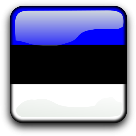 Ee Flag Icons Png Images - Flag Of Estonia (600x600)