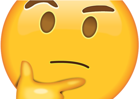 How To Get The New Ios - Thinking Emoji Transparent Background (480x320)