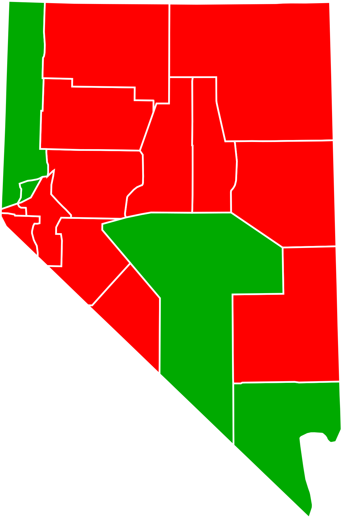 United States Presidential Election In Nevada, 2016 (1200x1820)