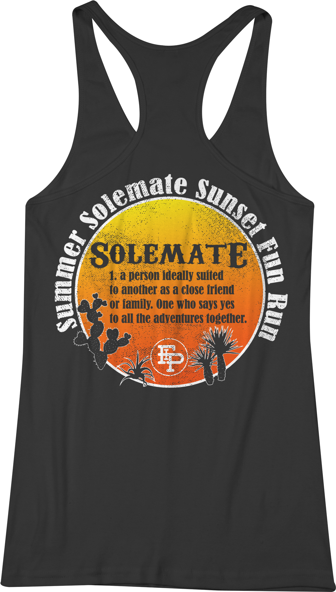 Pre-registration Summer Solemate Sunset Fun Run Tank - Active Tank (1138x2000)