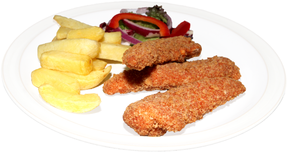 Hot & Spicy Firecracker Breaded Chicken Goujons - Chicken Fingers (1000x536)
