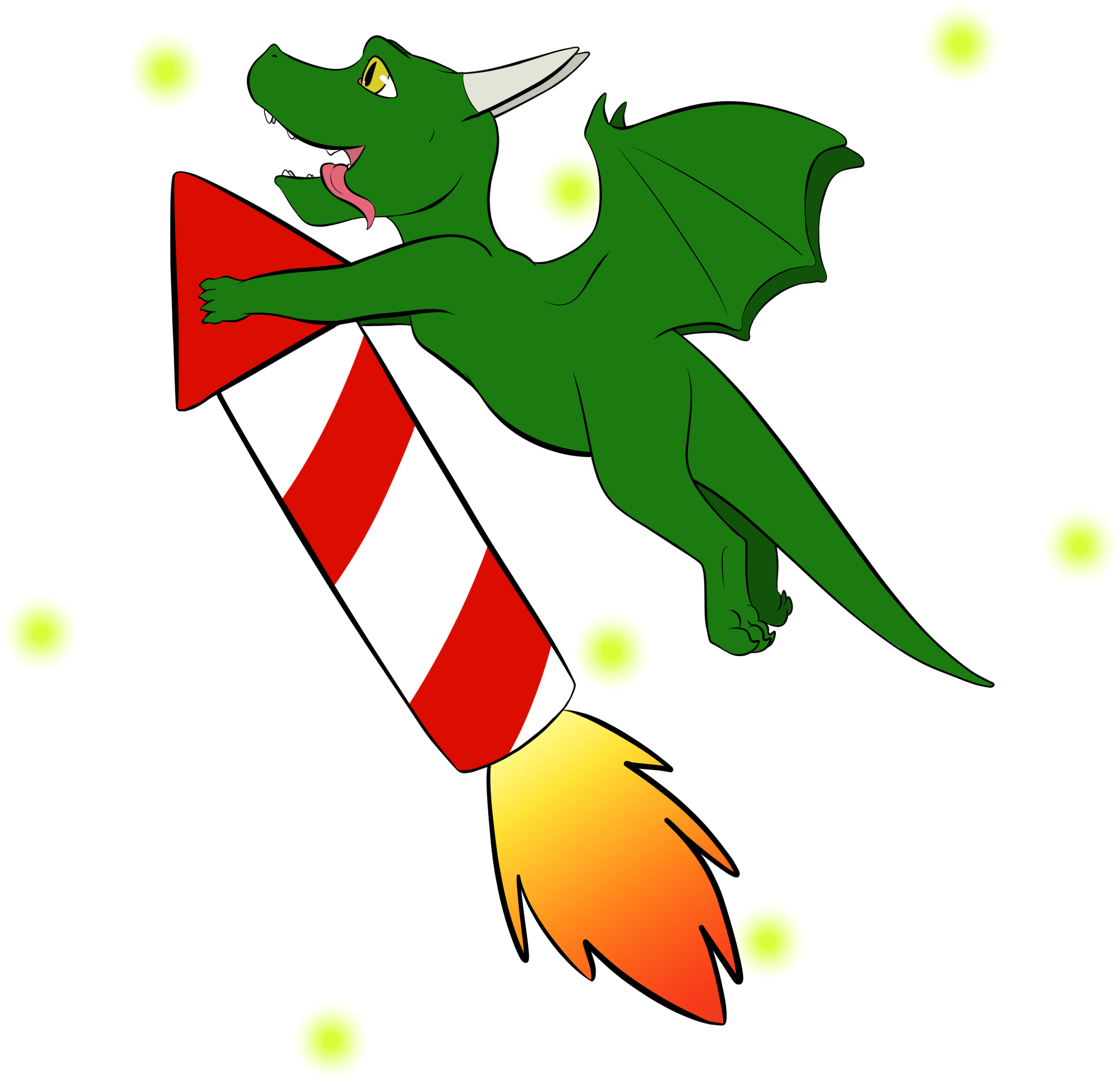 Firecracker - Cartoon (2800x2800)