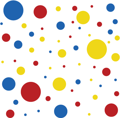 Various Sizes / Colors Polkadots - Color Polka Dots Png (451x451)