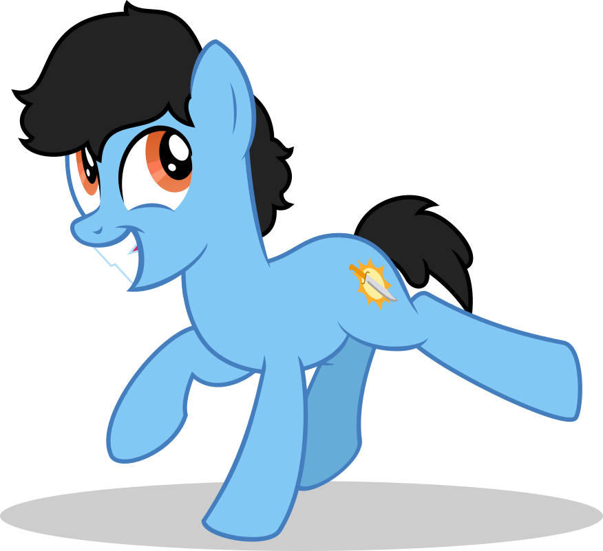 Mlp-trailgrazer, Male, Oc, Oc - Cartoon (876x801)