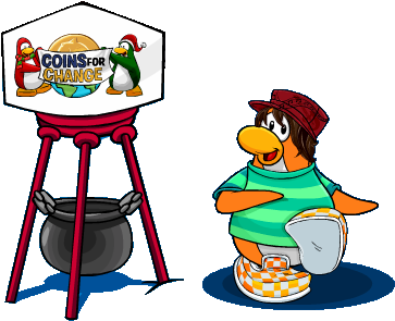 Club Penguin Coins For Change 2 Png By Glenmartinez - Club Penguin Coins For Change (447x372)