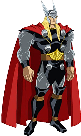 Thor Clipart - Avengers Earth's Mightiest Heroes Season (345x585)