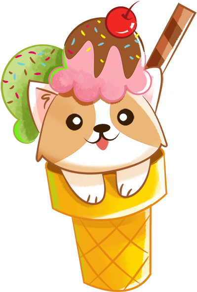 Who Wants Ice Cream But Wait What Is This Cutie Doing - Cartoon (618x618)