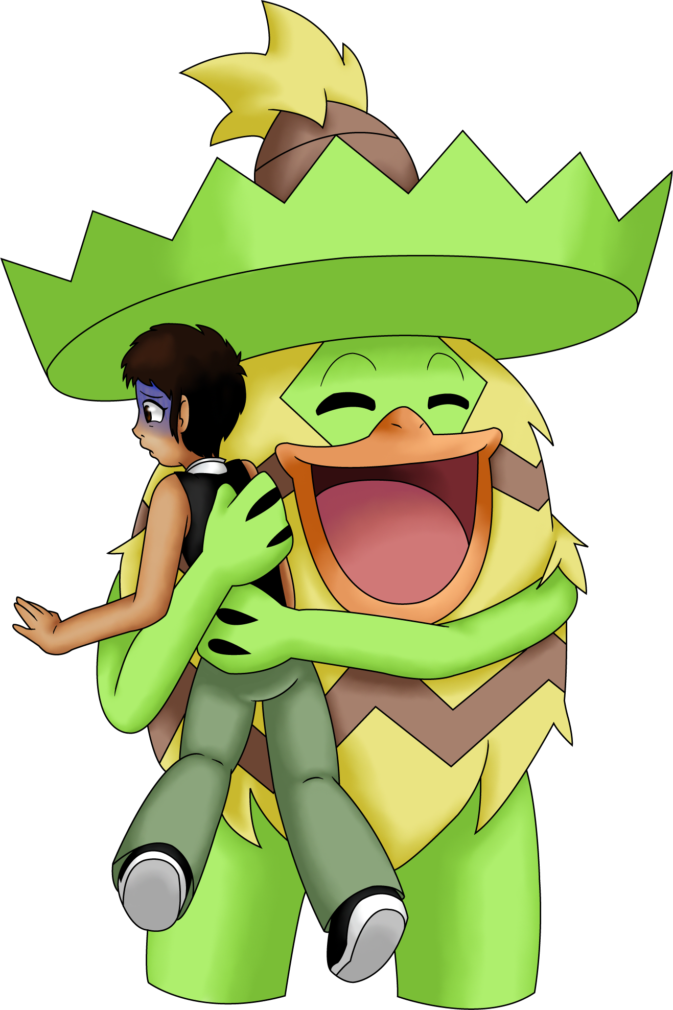 Ludiculouspegasus Squeezin' It Ludicolo Style By Ludiculouspegasus - Cartoon (1317x1977)
