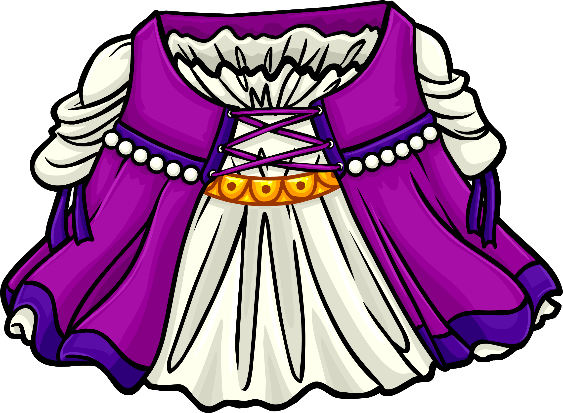 Damsel In Distress Dress - Club Penguin Png Ropa (2265x1664)