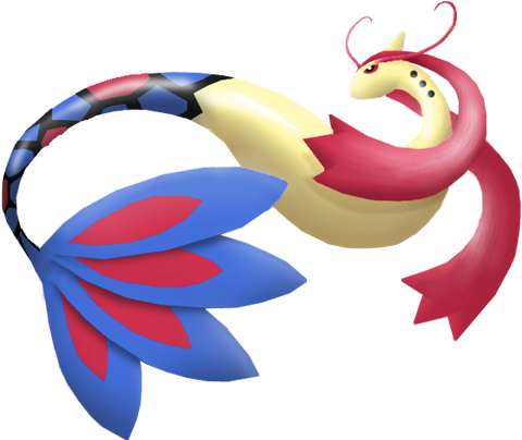 3d Milotic Art With Photoshop By Keh-ven - Milotic 3d Png (562x473)