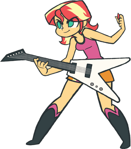 Fanmade Sunset Shredding By Kanduli - Cartoon (431x491)