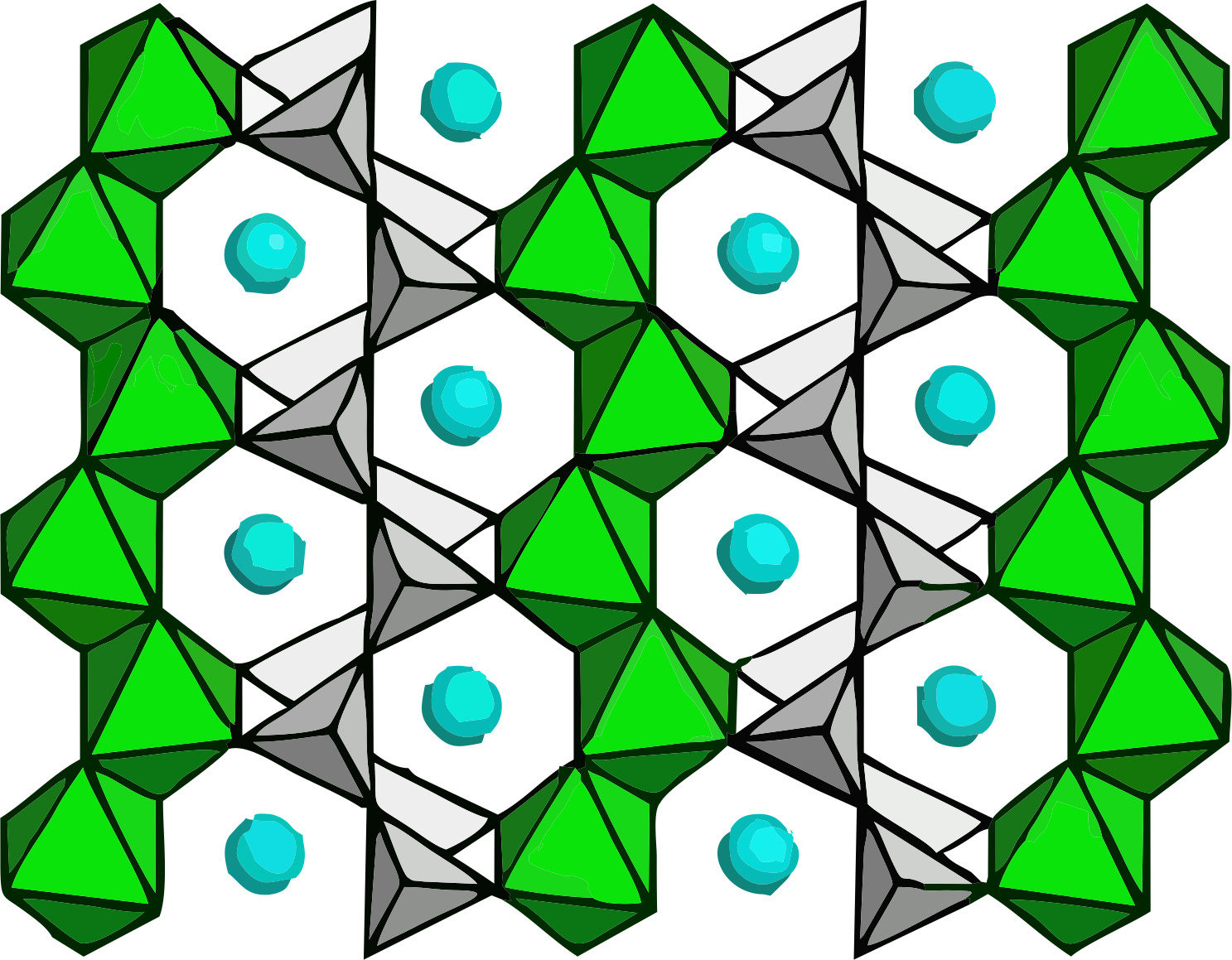 Pyroxene Structure - - K Feldspar Crystal Structures (1487x1159)