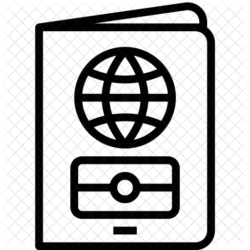 Passport Icon - Internet Icon (512x512)