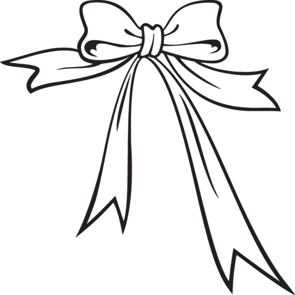 378ra - Bow - Clip Art Of A Ribbon (600x599)