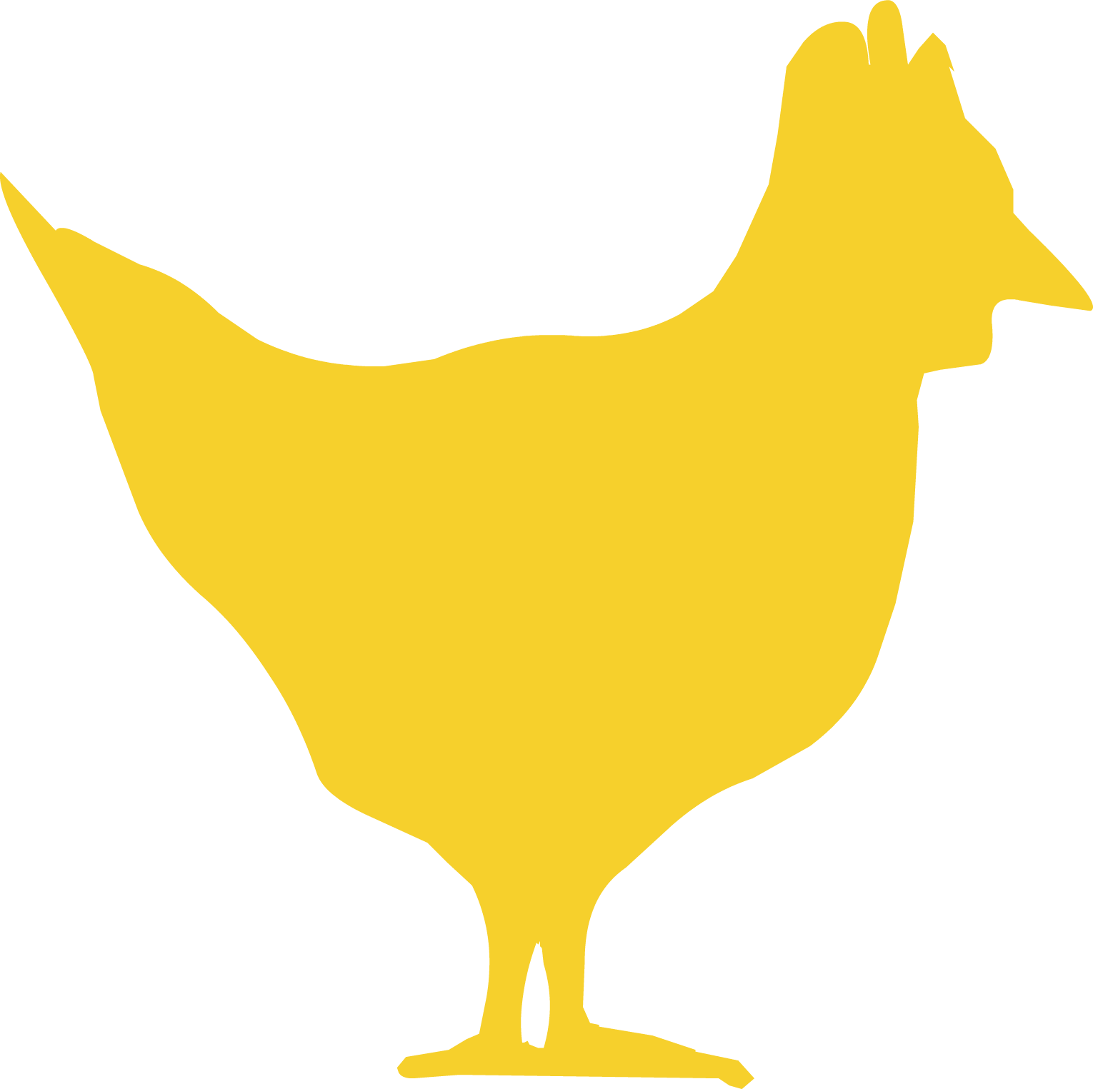 Dead Clipart Hen - Cs Go Hen (1530x1525)