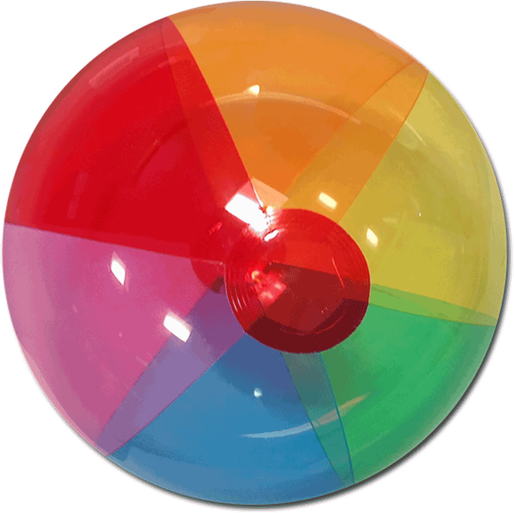 Beach Ball Png Transparent Images - Rainbow Transparent Beach Ball (750x750)
