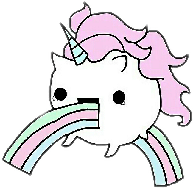 Kavaii Cuteness Alpaca Kawaii Jump Pastel Clip Art - Unicorn (648x632)