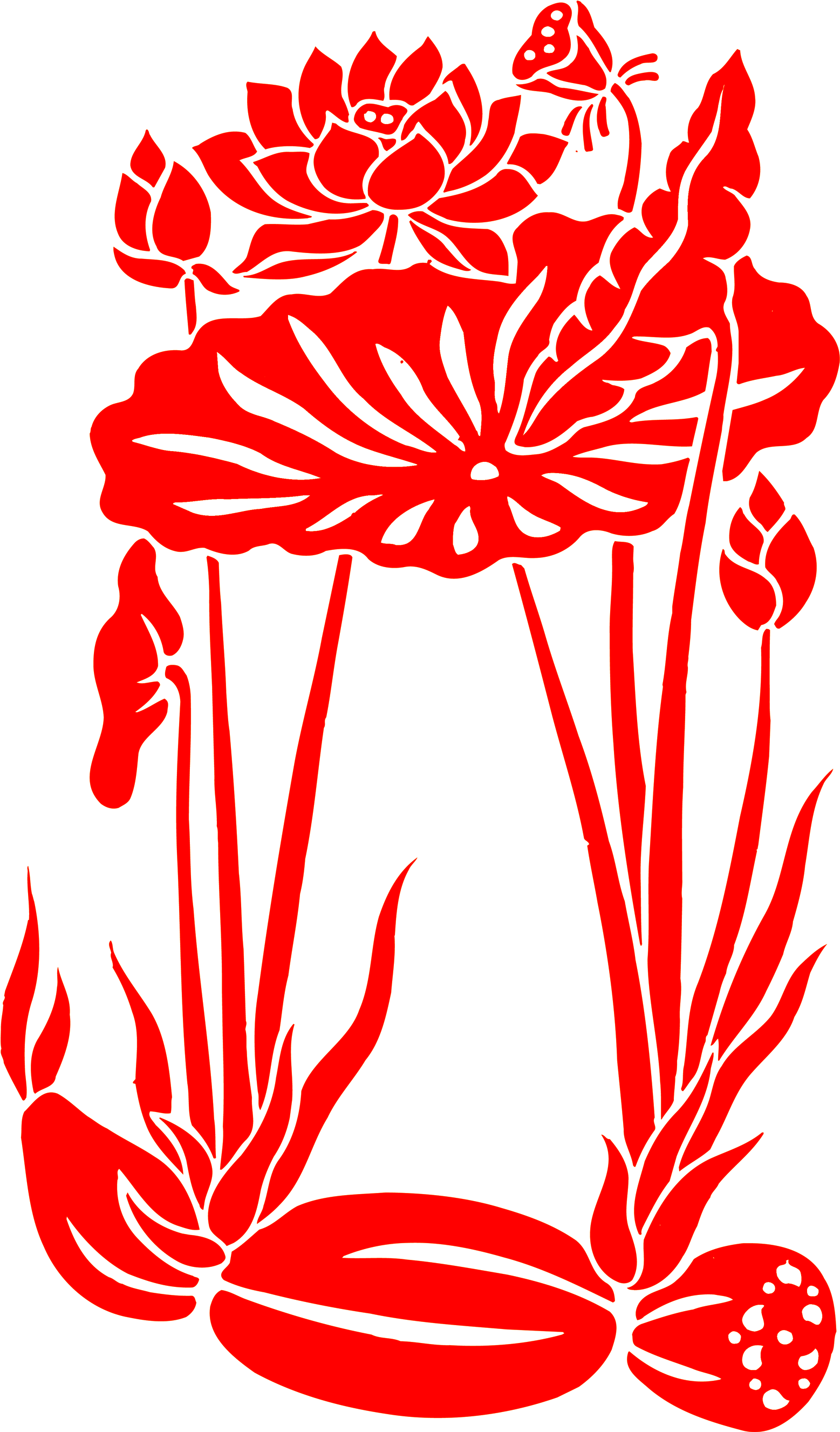 Lotus Nelumbo Nucifera Euclidean Vector - Lotus Flower Roots Tattoo (2480x3508)