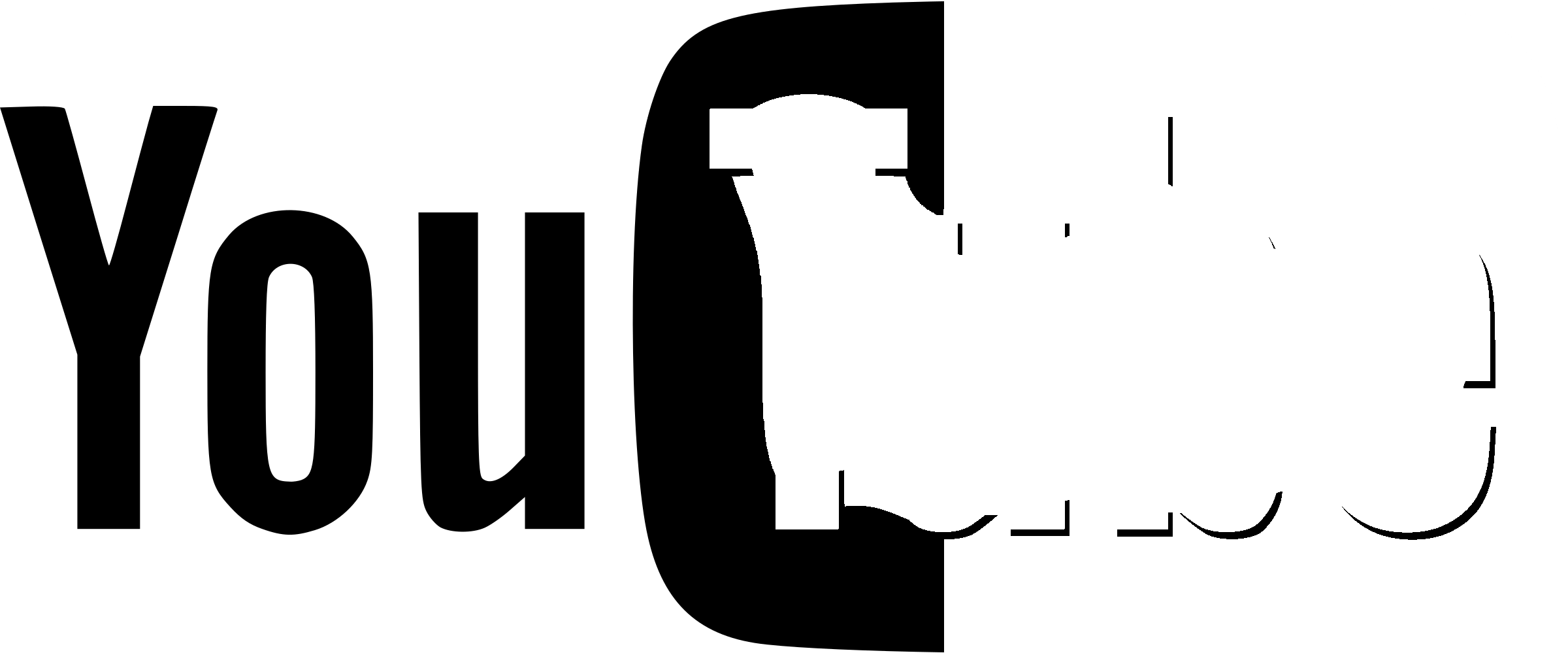 Youtube Paris Terror Attacks Logo Black And White - Important Events In 2006 (2400x999)