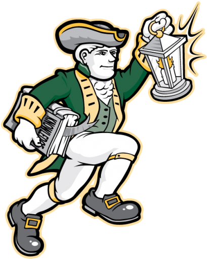 Patriot Mascot - Cartoon (500x647)