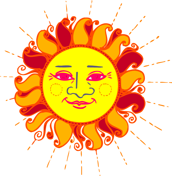 Sunshine Clipart Cool Sun - 5 สำนวน เกี่ยว กับ ฝน (700x700)