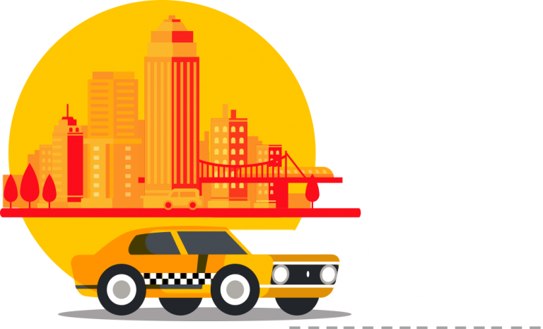 Car Yellow Vector Graphics Portable Network Graphics - Tourism (768x465)