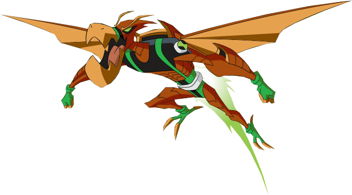 Xenomorph Clipart Omnitrix - Ben 10 Omniverse Astrodactyl (701x391)