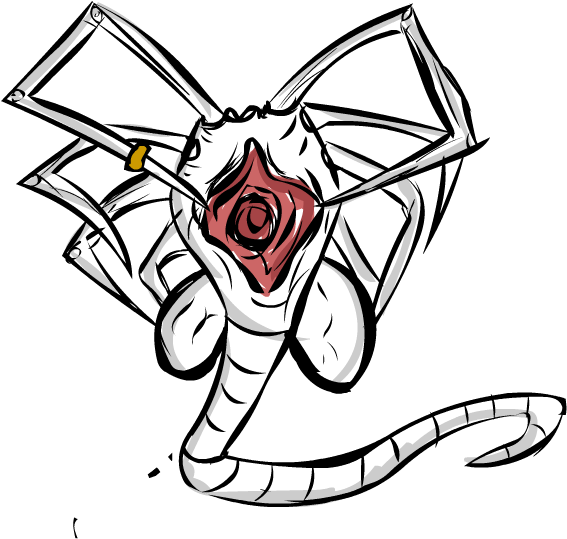 Lets Draw Some Xenomorphs - Cartoon (800x600)