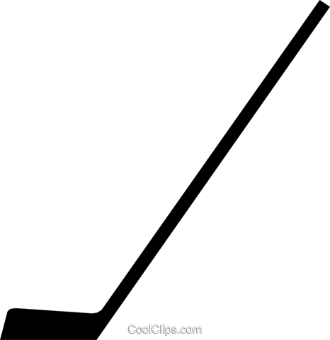Hockey Stick Royalty Free Vector Clip Art Illustration - Bauer Vapor X100 Stick (466x480)