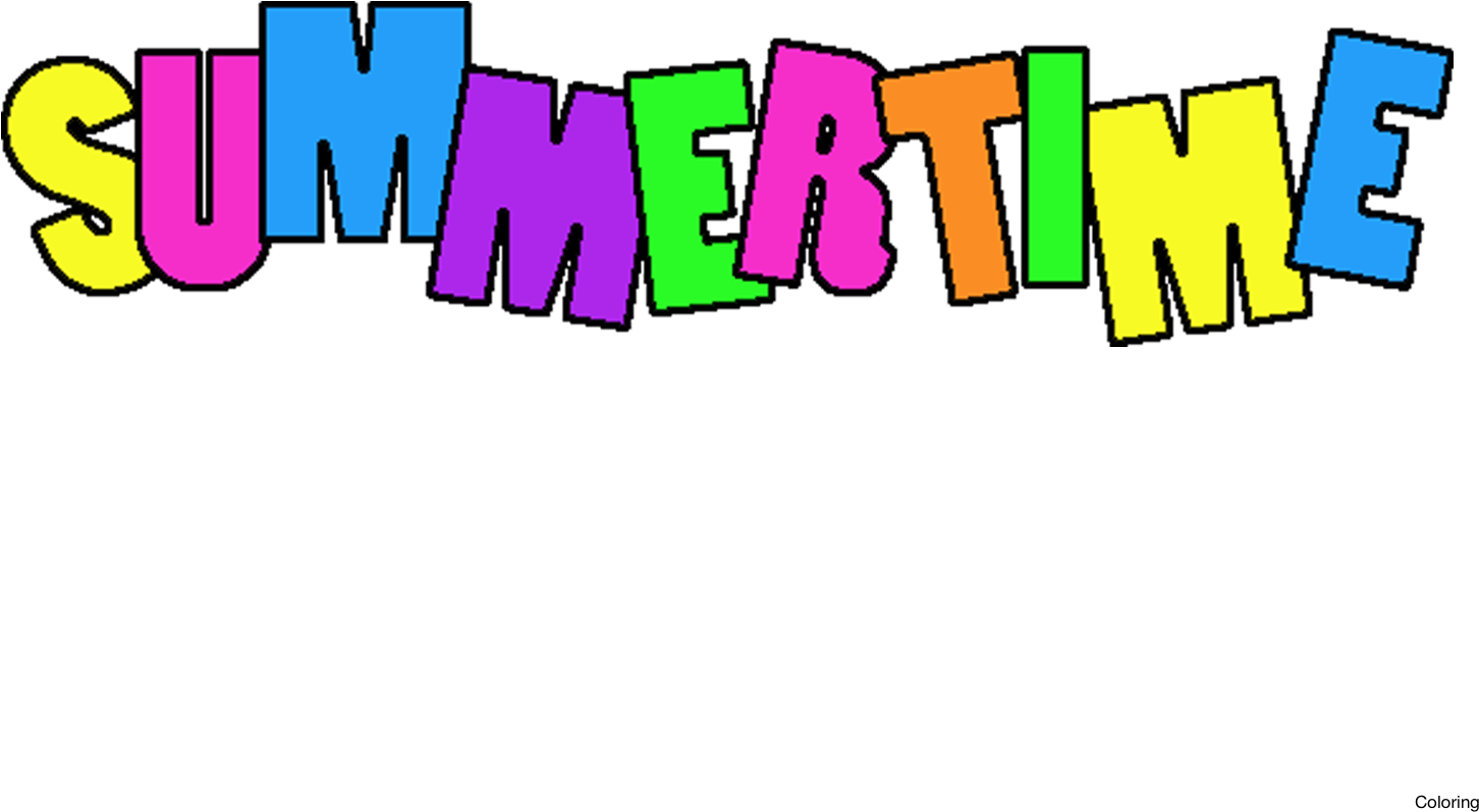 Printable Summer Time Clipart 3 By Loretta - Transparent Background Summer Flowers Clipart Transparent (1500x1200)