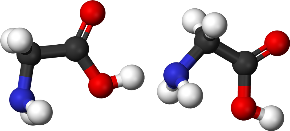 Glycine Condensation 1 3d Balls - Acid (1100x554)