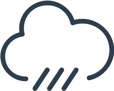 Precipitation Occurs When A Portion Of The Atmosphere - Clip Art (378x378)