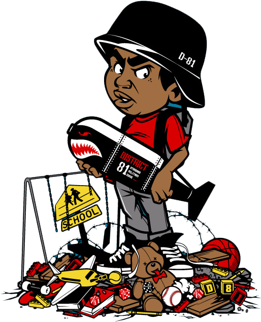 Cartoon Graffiti Illustration - Cartoon (600x700)