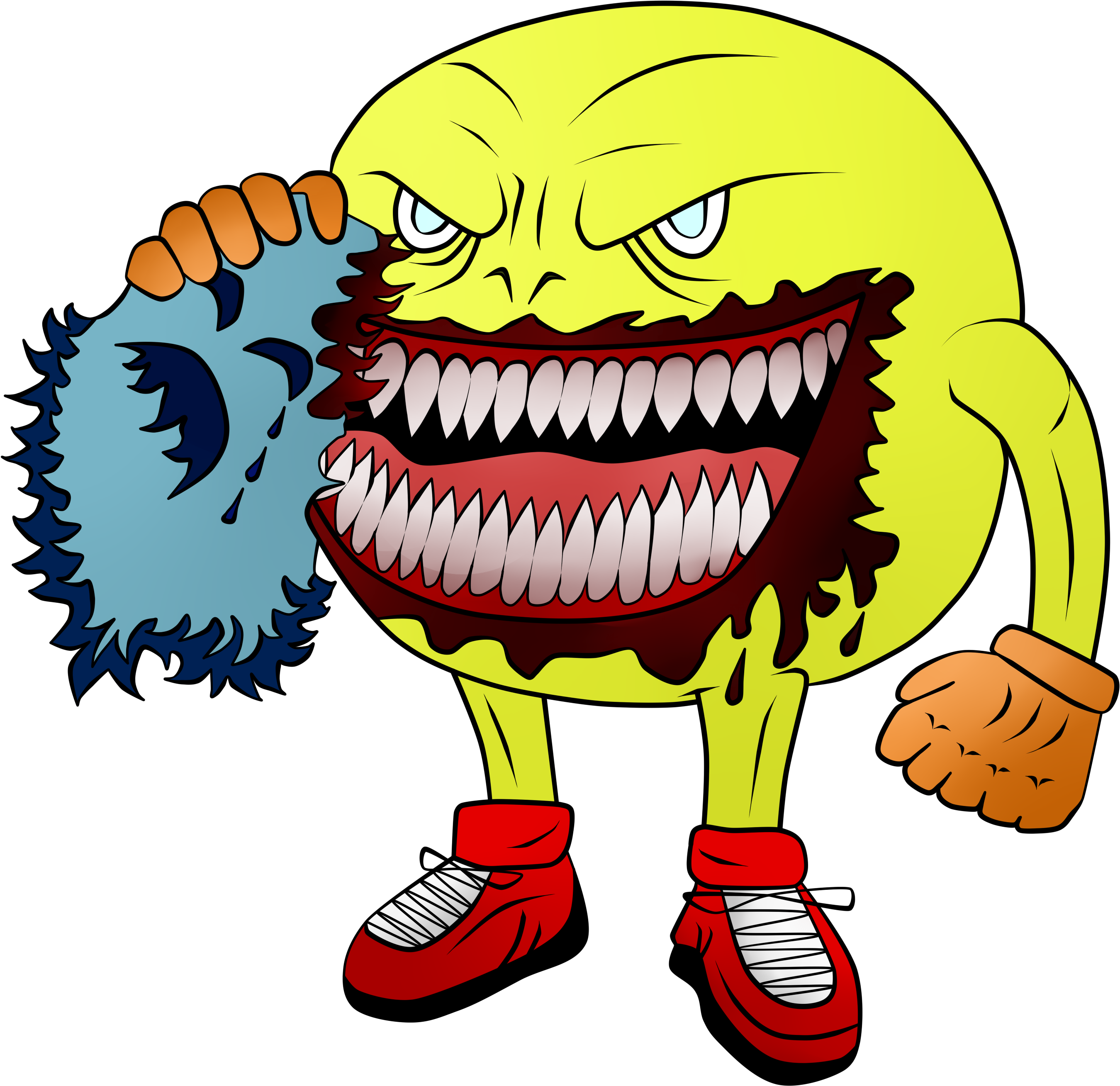 Pacman Is Bad By Mrsmile078 Pacman Is Bad By Mrsmile078 - Florida Panthers (3000x3462)