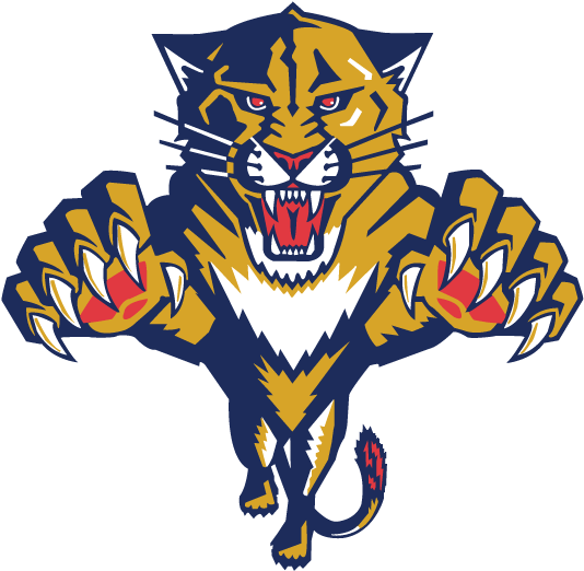 This Is The Logo For The Florida Panthers - Florida Panthers Old Logo (612x792)
