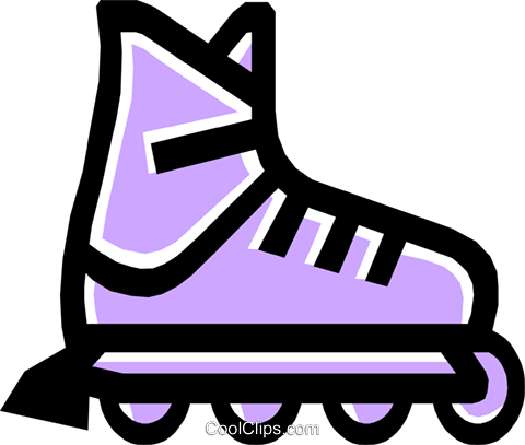 Roller Blades Royalty Free Vector Clip Art Illustration - Animated Roller Blades (828x700)