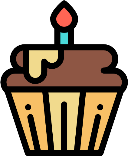 032 Cupcake Icon - Cupcake (512x512)