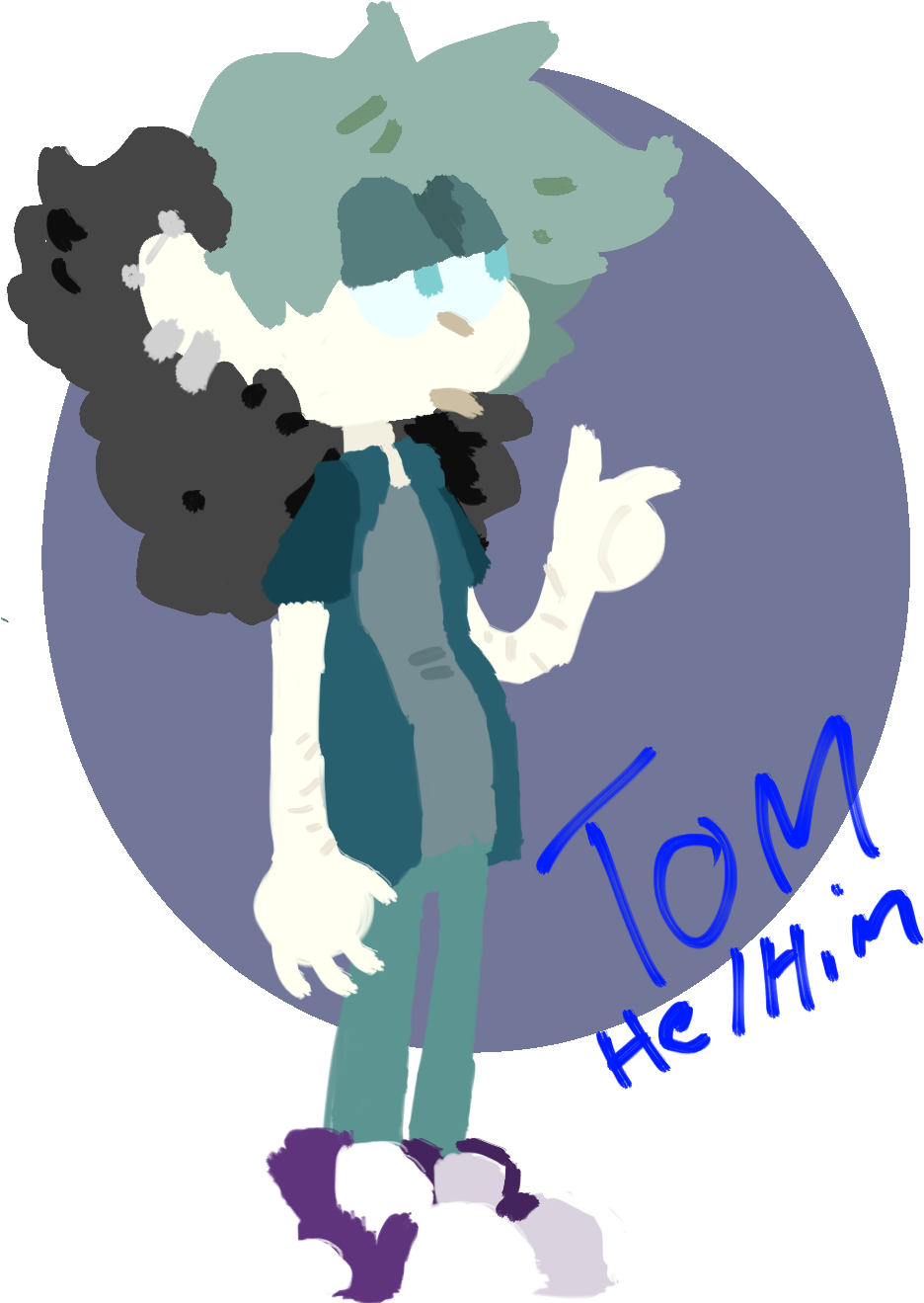 Tom Ref Sheet By Sharp-knives - Cartoon (1000x1400)