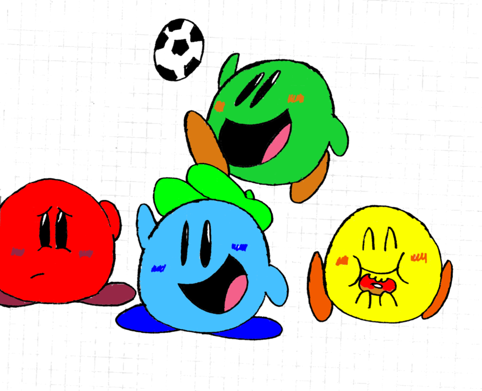 The Loud House Style Kirby Colors By Doraemonfan2016 - The Loud House Style Kirby Colors By Doraemonfan2016 (992x805)