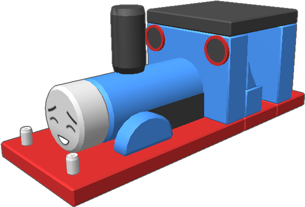 Thomas The Tank Engine Template, Ready To Add Legs - Toy Vehicle (768x768)