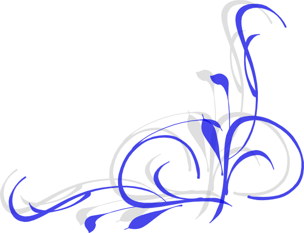 How To Set Use Blue And Gray Swirl Svg Vector - Clip Art (600x460)